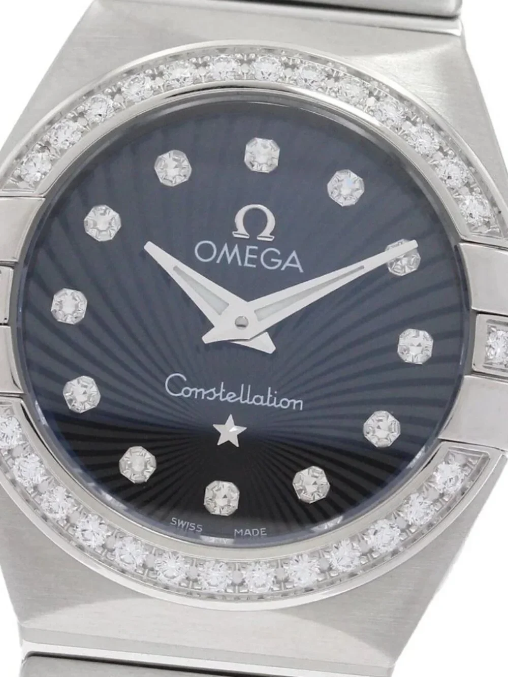 OMEGA Constellation 123.15.24.60.51.002 Diamond bezel Quartz Ladies Watch_966514